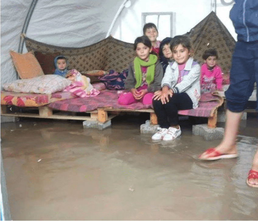 Yezidi Update:Camps Flooded