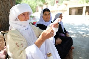 women kneading